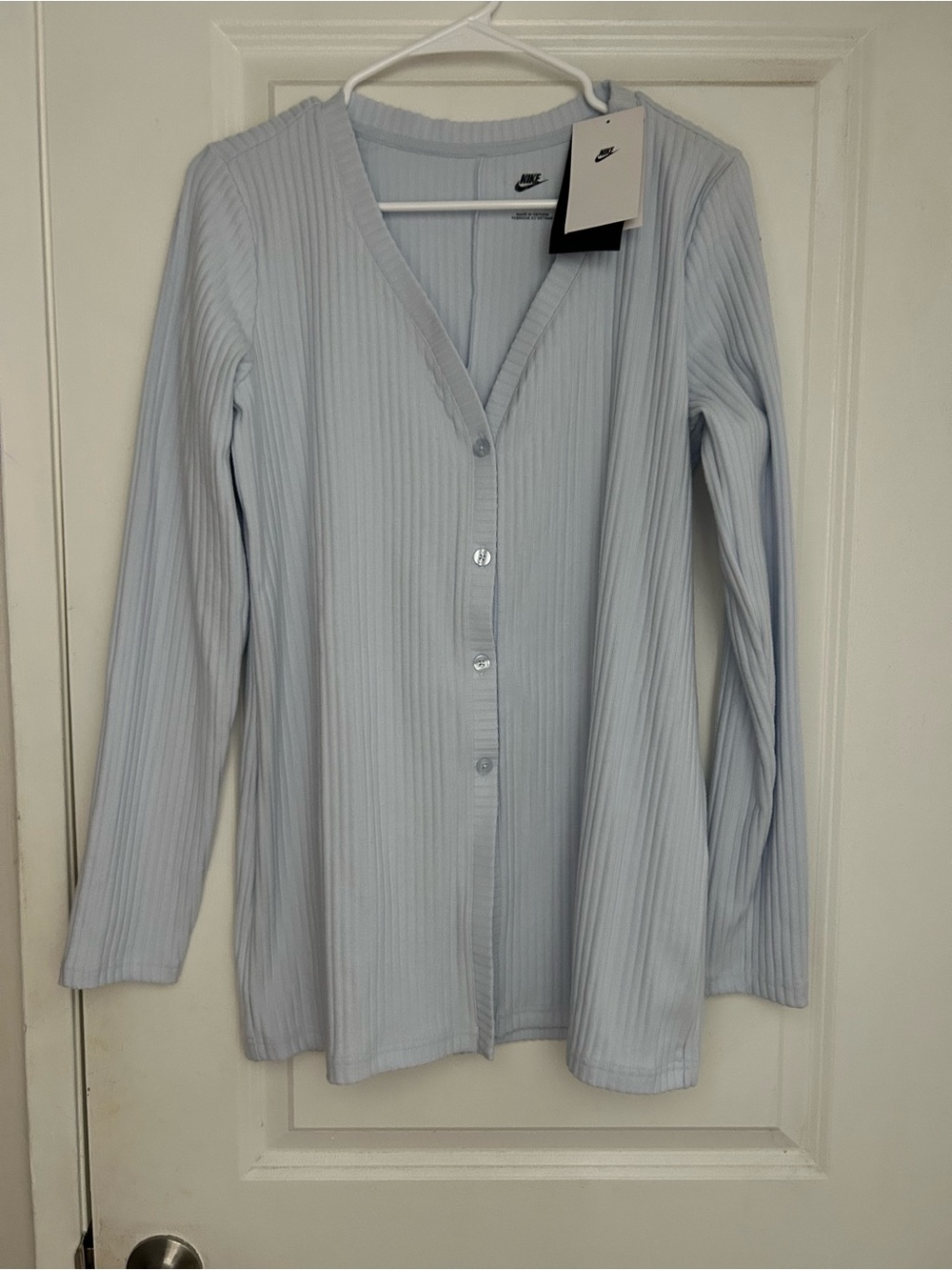 NWT Nike Sportswear Chill Knit Women's Slim Ribbed Cardigan Medium